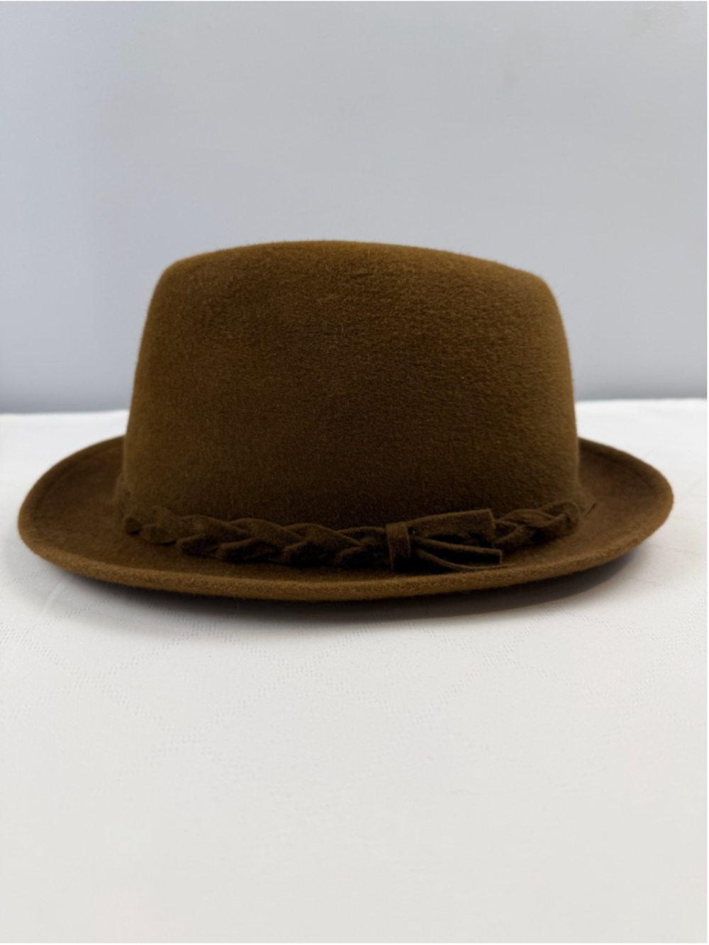 Vintage Royal Biltmore Belmar Felt Fedora Hat Nugat Size 71/4